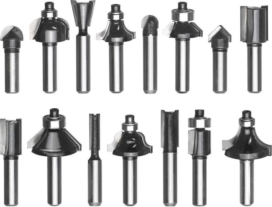 Einhell KWB 15-piece Router Bit Set