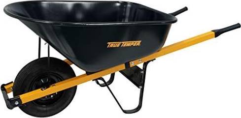 True Temper Temper R6STPTEC 6 Ft Tray Wheelbarrow