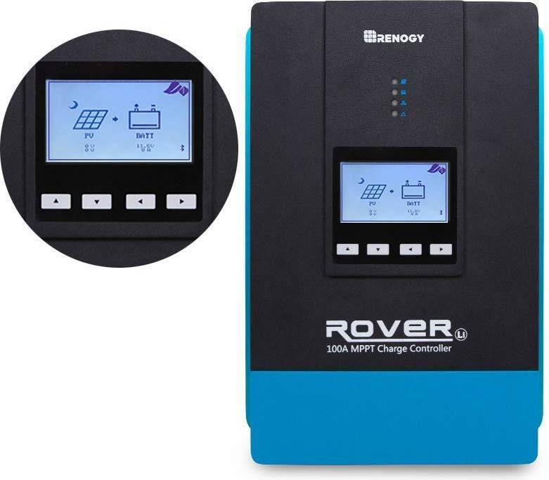 Mppt charge controller Renogy Rover RNG-CTRL-RVR100 Charge Controller MPPT 100 A