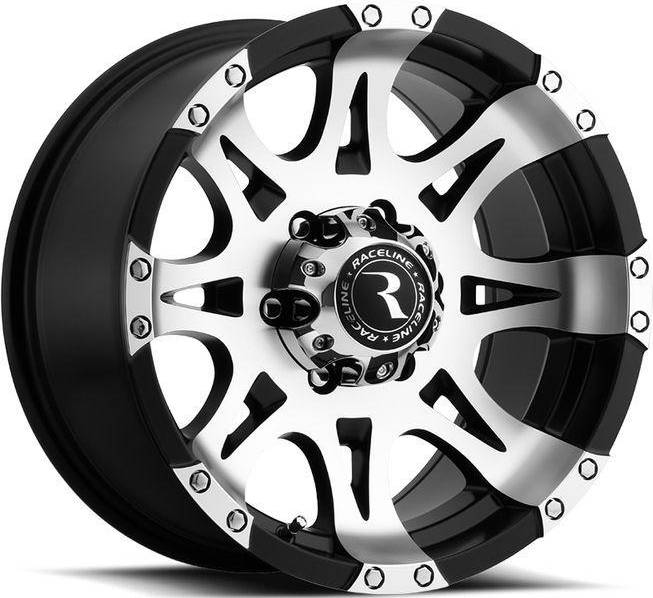 Raceline Raceline Wheels Raptor, 16x8 with 8x170 Bolt Pattern Machined with
