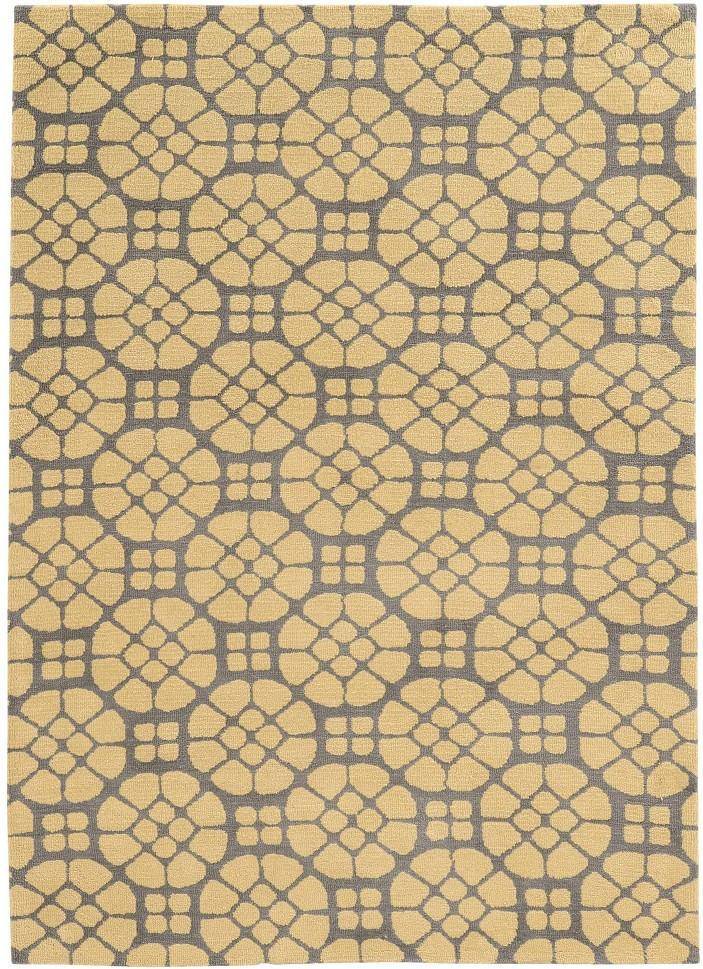 Linon Geo Collection RUGGE0957 Yellow, Gray, Multicolor