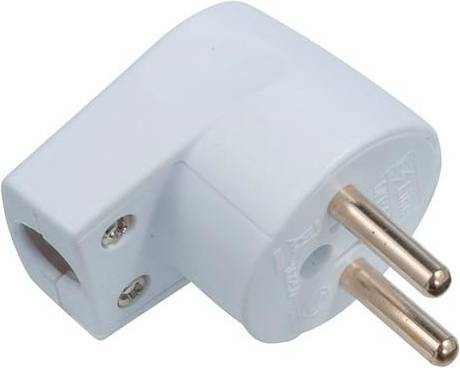 Angular Plug Round Without Ground