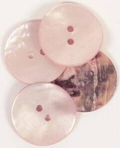 Drops Design Knapp Rund Rodnad 15mm