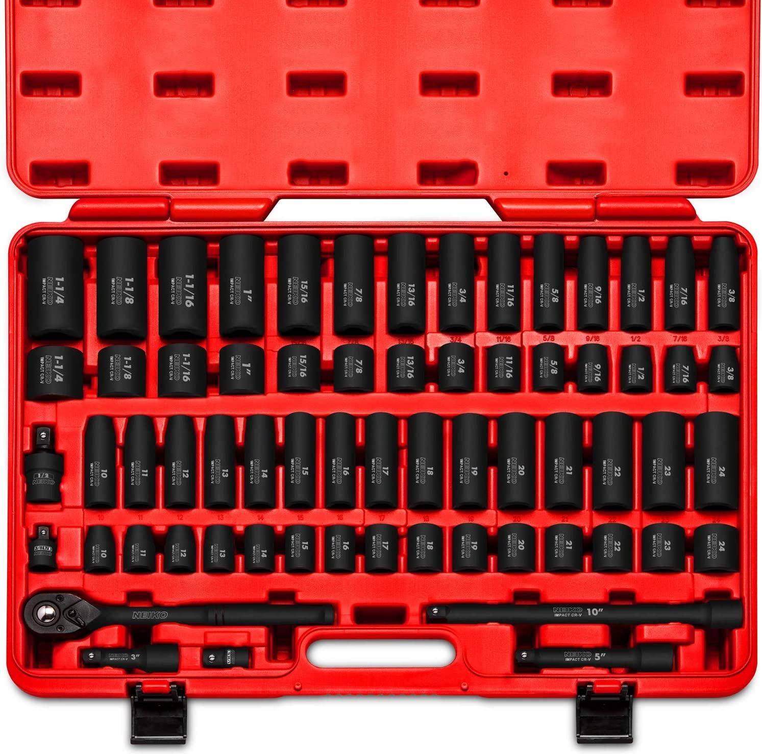 Metric socket set 02448A Socket Set 65-Piece Socket Bit
