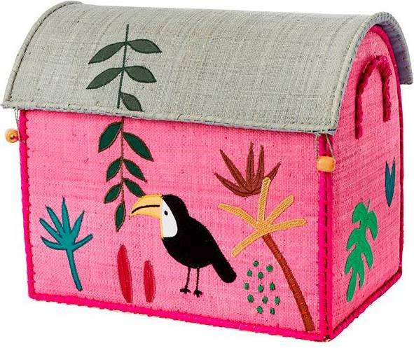 Rice Raffia Storage House Small Tucan