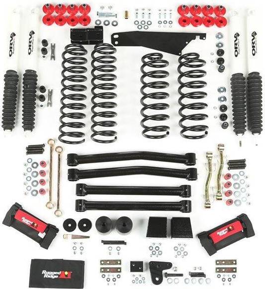 Lift kit Rugged Ridge 4" Lift Kit with Shocks