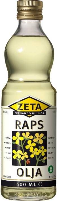 Zeta Rapsolja 50cl