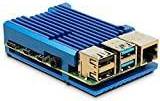 Inter-Tech ODS-721 Kapsling för Raspberry Pi 4B - Blå