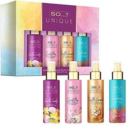 Unique Body Mist 4x Mini