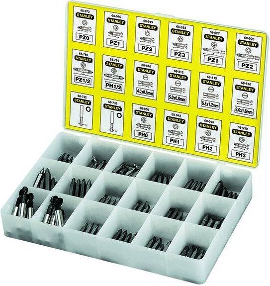 Stanley Tools Insert Assorted Tray Bitsskruetrækker