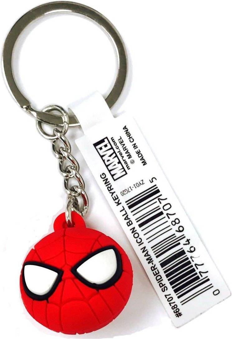 Monogram Spider-Man Icon Ball Key Chain - Red