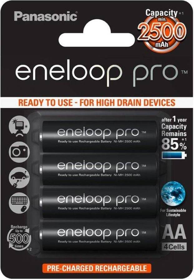 Panasonic Eneloop Pro AA Compatible 4-pack