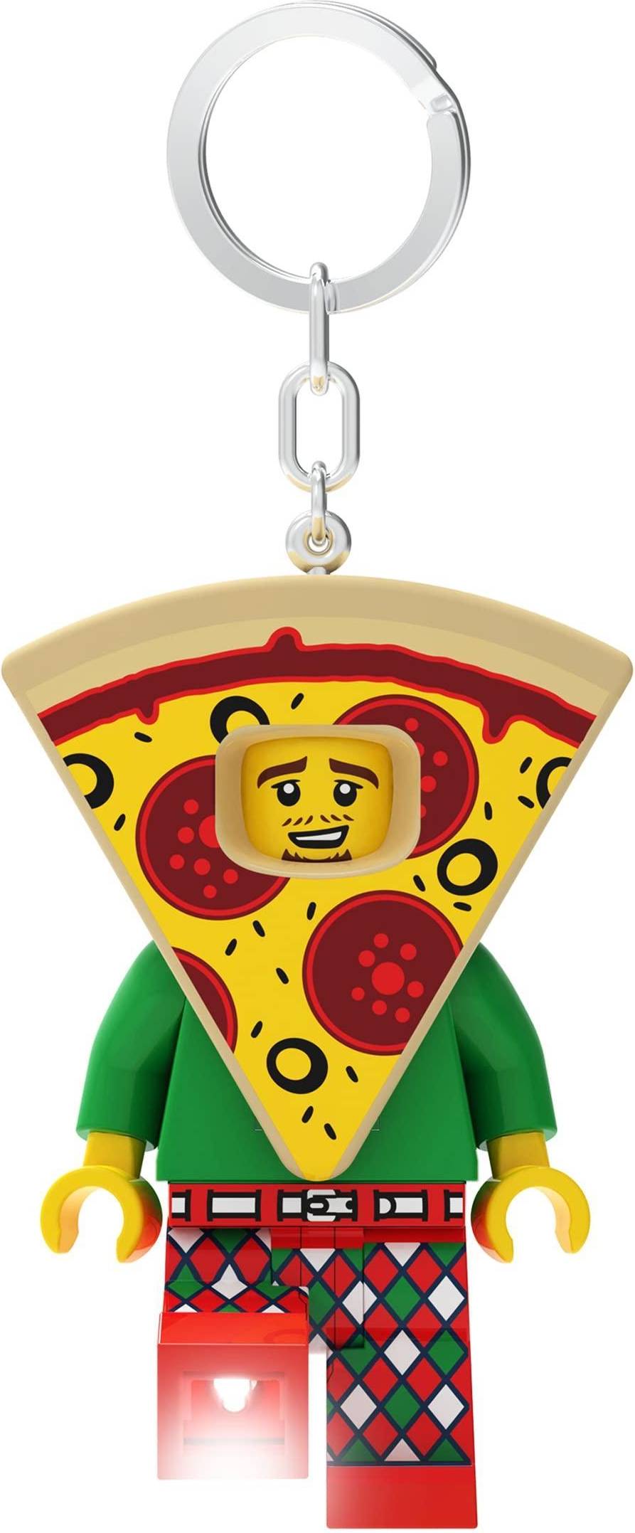 LEGO Keychain with LED - Pizza