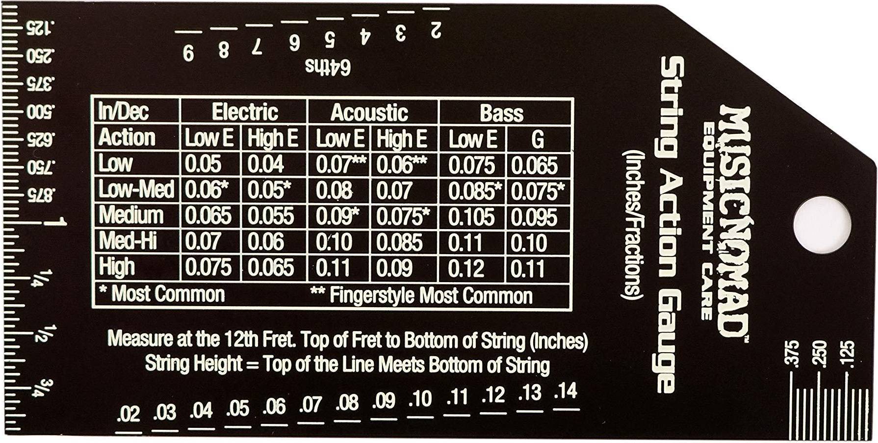 Music Nomad MN602 String Action Gauge