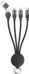 2GO USB Type C Ladekabel All One schwar..