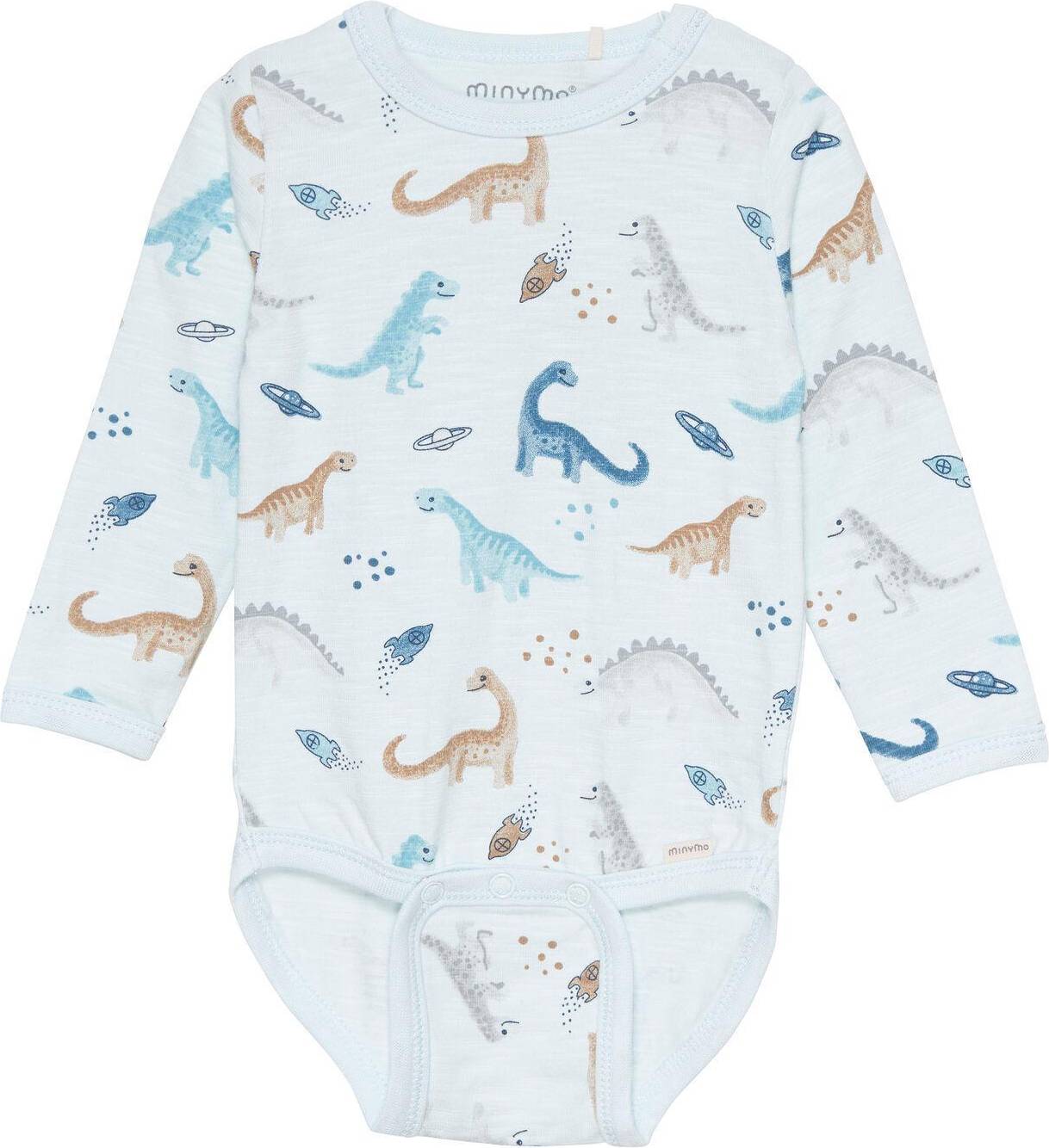 Minymo Rib Body LS - Whispering Blue