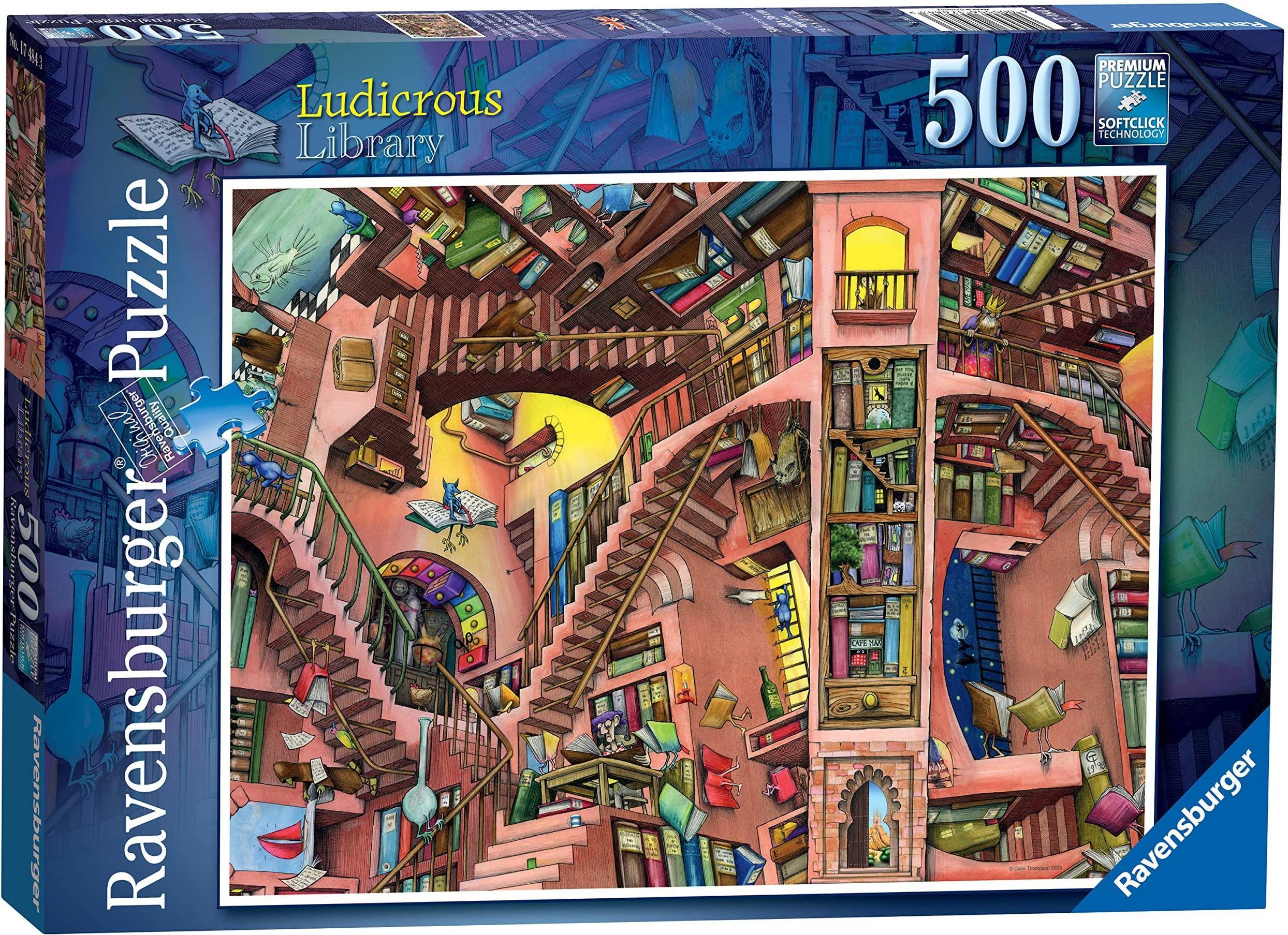 Ravensburger Ridiculous Library 500 Pieces