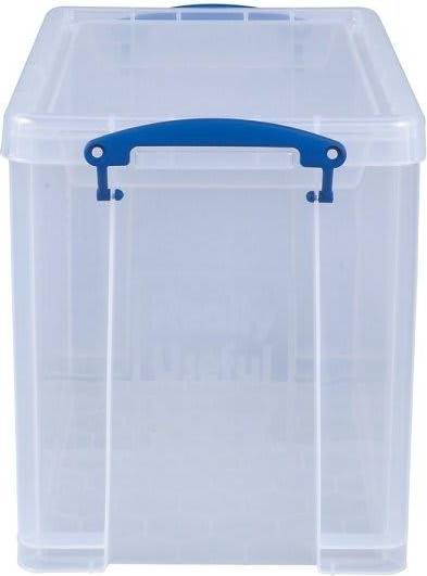 Really Useful Boxes Plastic Clear Storage Box 19L