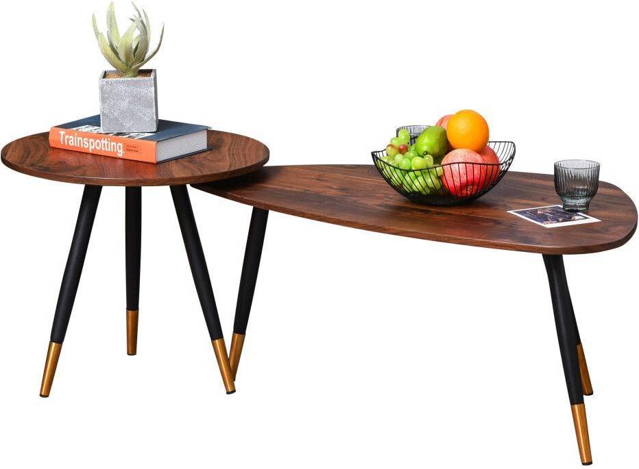 Nest of tables Homcom Coffee Nesting Tables Nesting Table