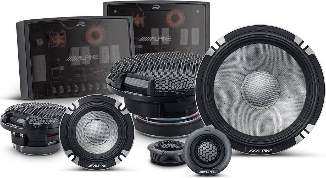 6.5 component speakers Alpine R-Series 6.5" 3-Way Hi-Resolution Pro