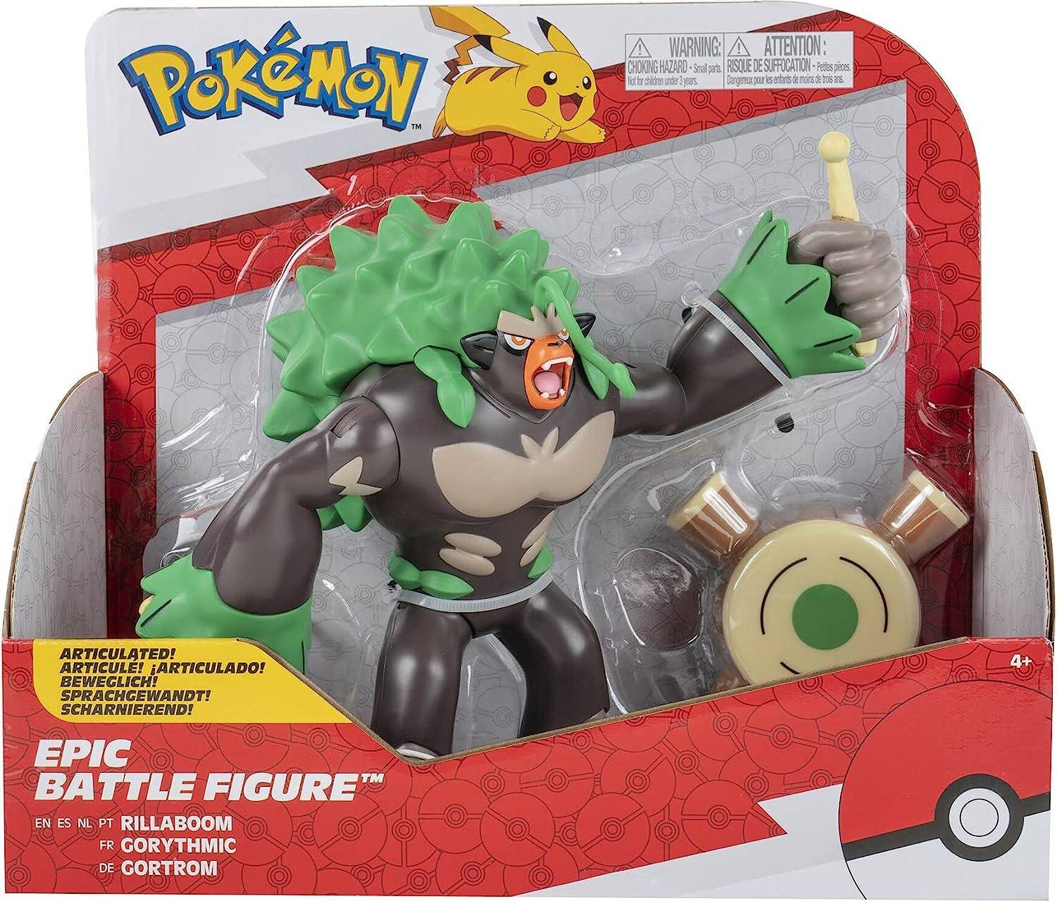 Pokémon Epic Battle Figure Rillaboom