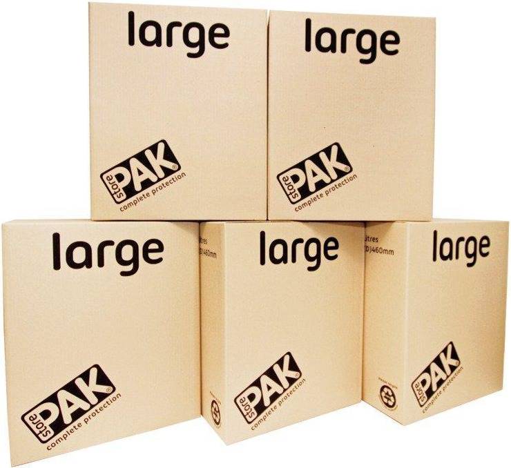 Cardboard box Storepak Cardboard Boxes Large 5-pack