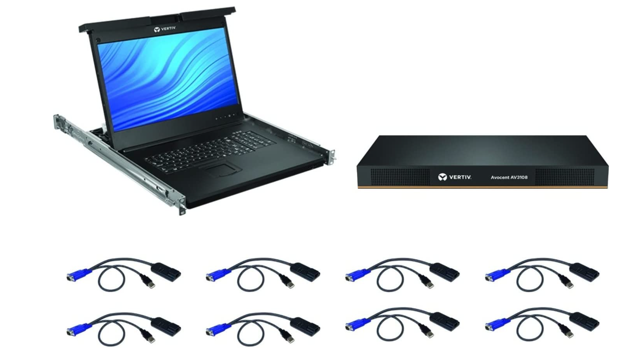 Avocent Local Rack Access 18.5 Inch KVM console Widescreen 60Hz Monitor