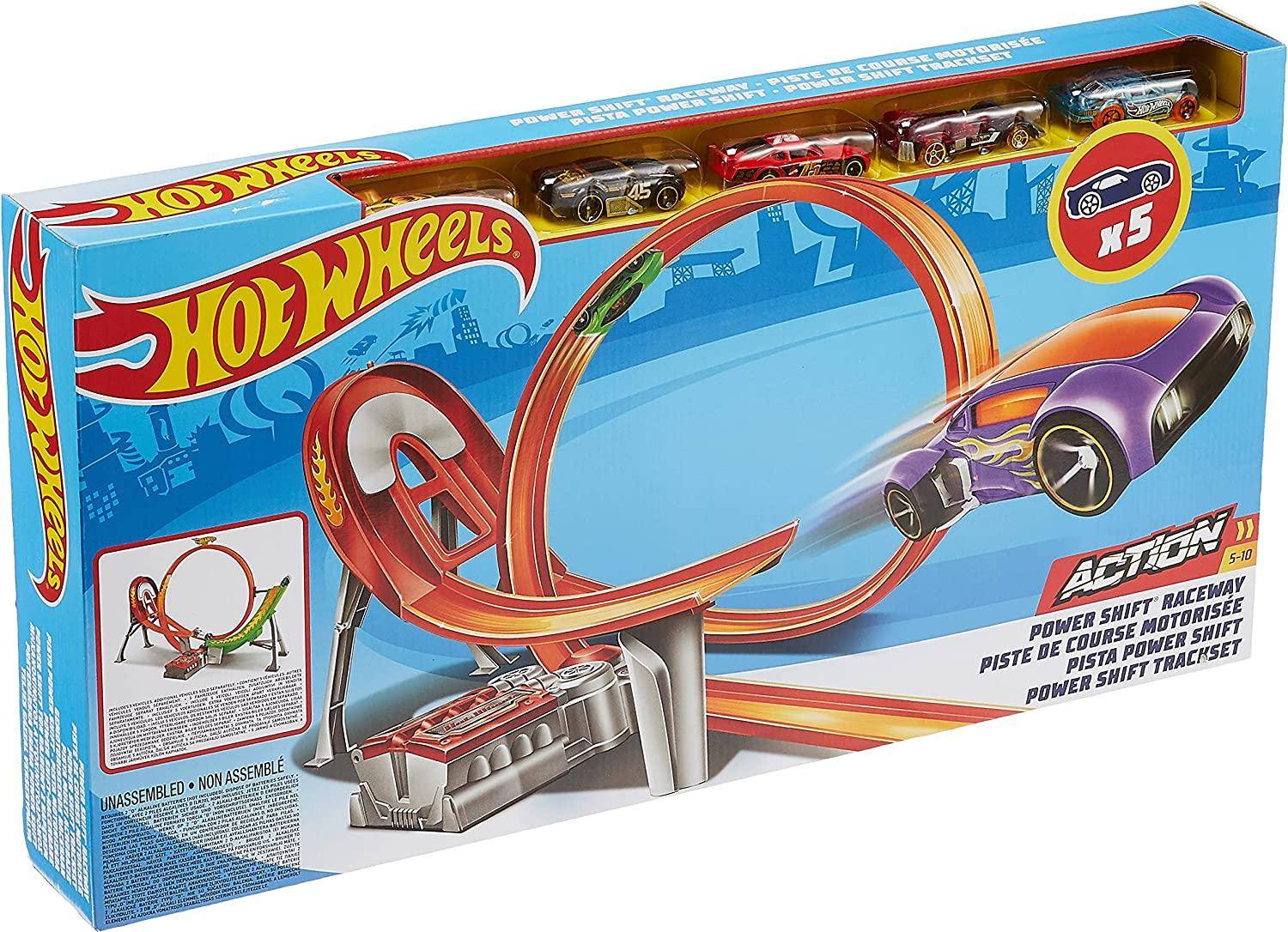 Hot wheels tracks Hot Wheels Power Shift Raceway Track Set