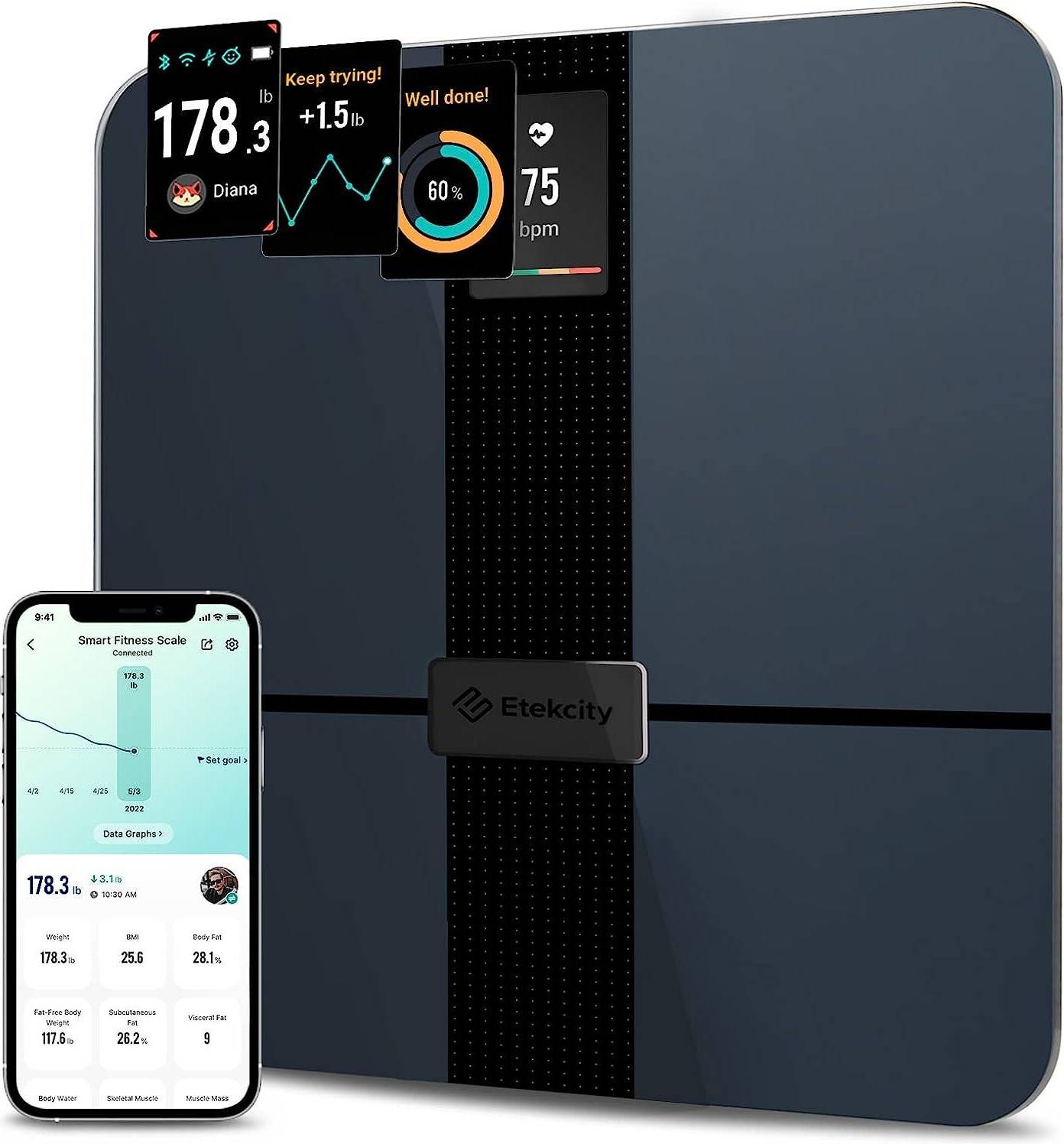 Body fat scale Etekcity Smart WiFi Scale