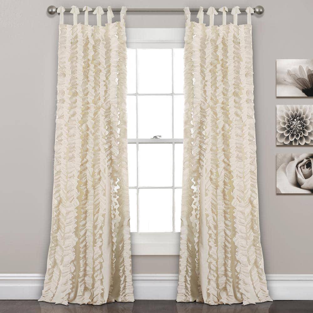 Lush Decor Ivory Sophia Ruffle