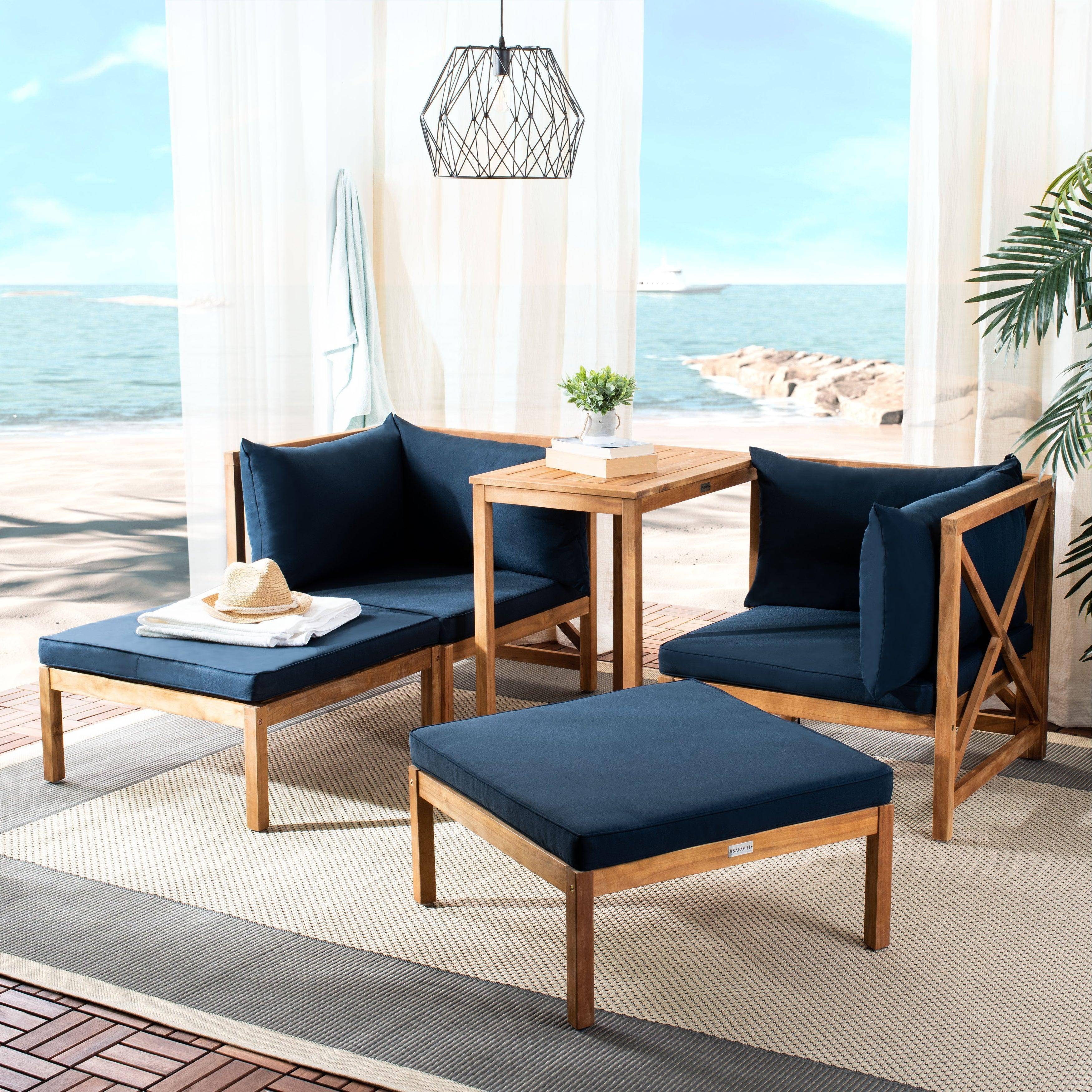 Outdoor sectional set Safavieh Ronson
