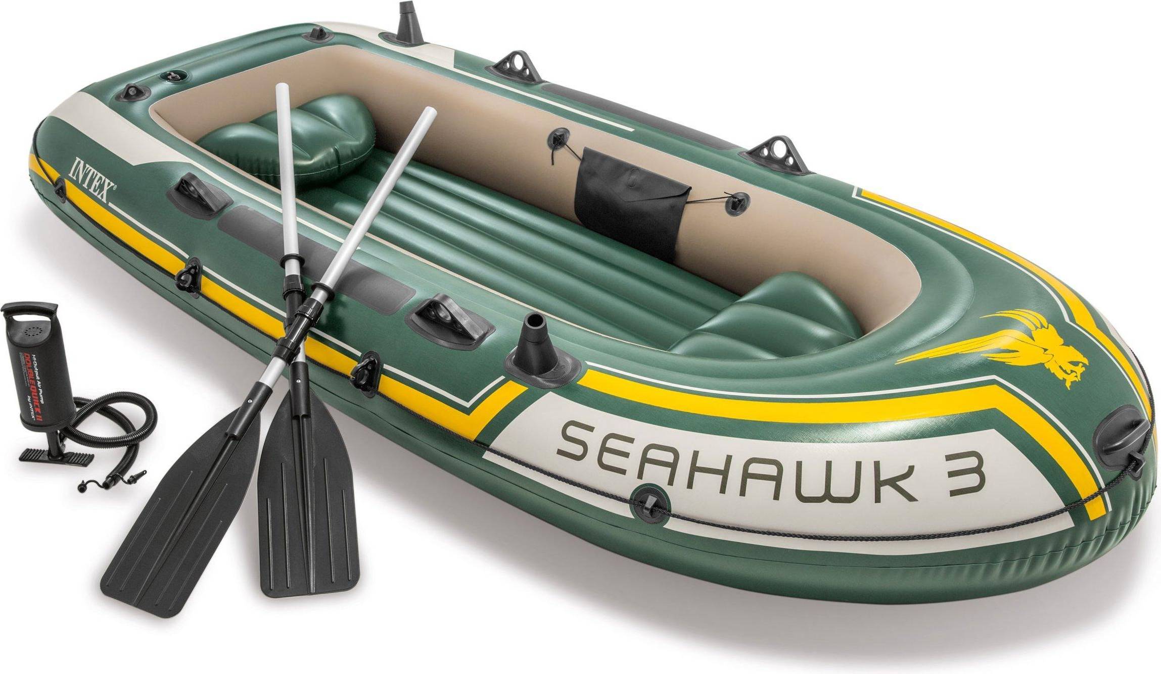 Intex 68380EP Seahawk 3 Inflatable Boat Set