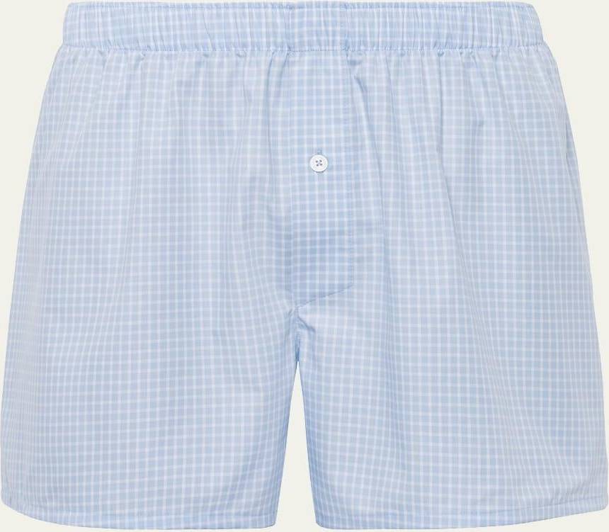 Button Fly Boxers - Blue
