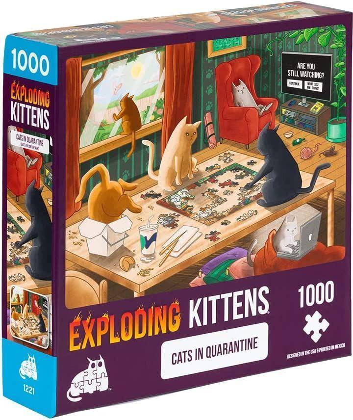 Exploding kittens Exploding Kittens Cats In Quarantine 1000