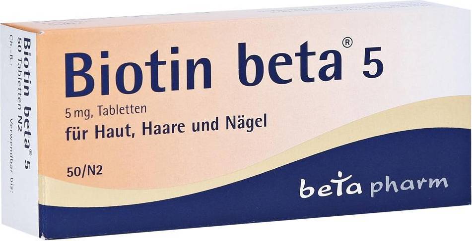 Biotin Beta BIOTIN 5 Tabletten 50 St.