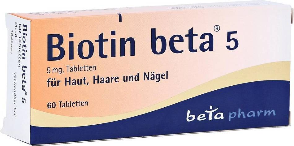 Biotin Beta Biotin 5 Tabletten 60 Stk.