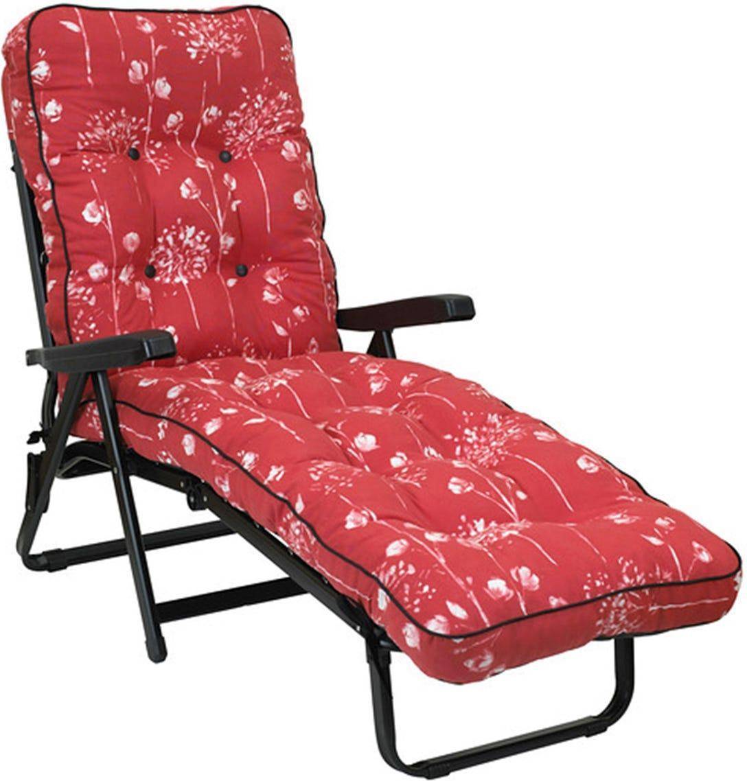 Deluxe sun lounger Glendale Deluxe Sunbed Renaissance Rouge