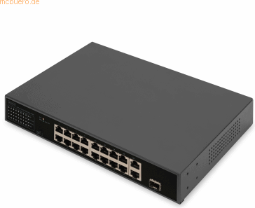 16 port switch Digitus 16 Port PoE Switch RJ45 S