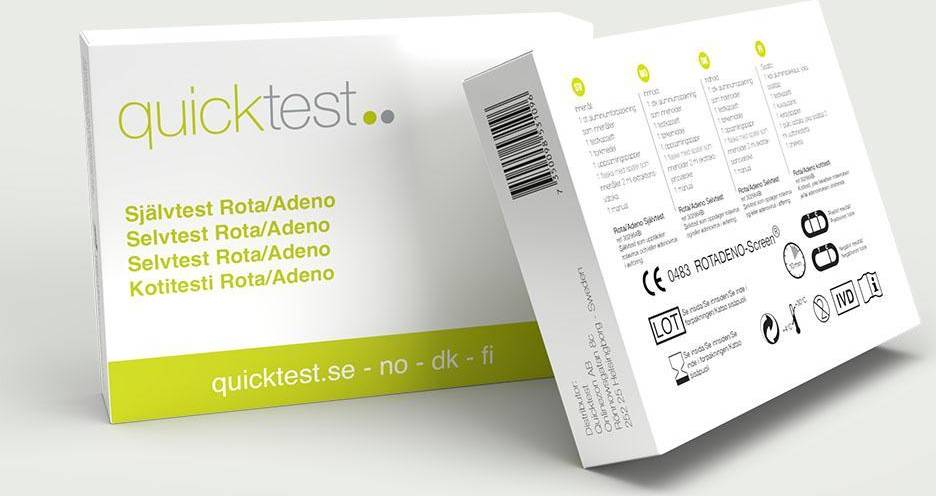 Quicktest Rota- Adenovirus självtest