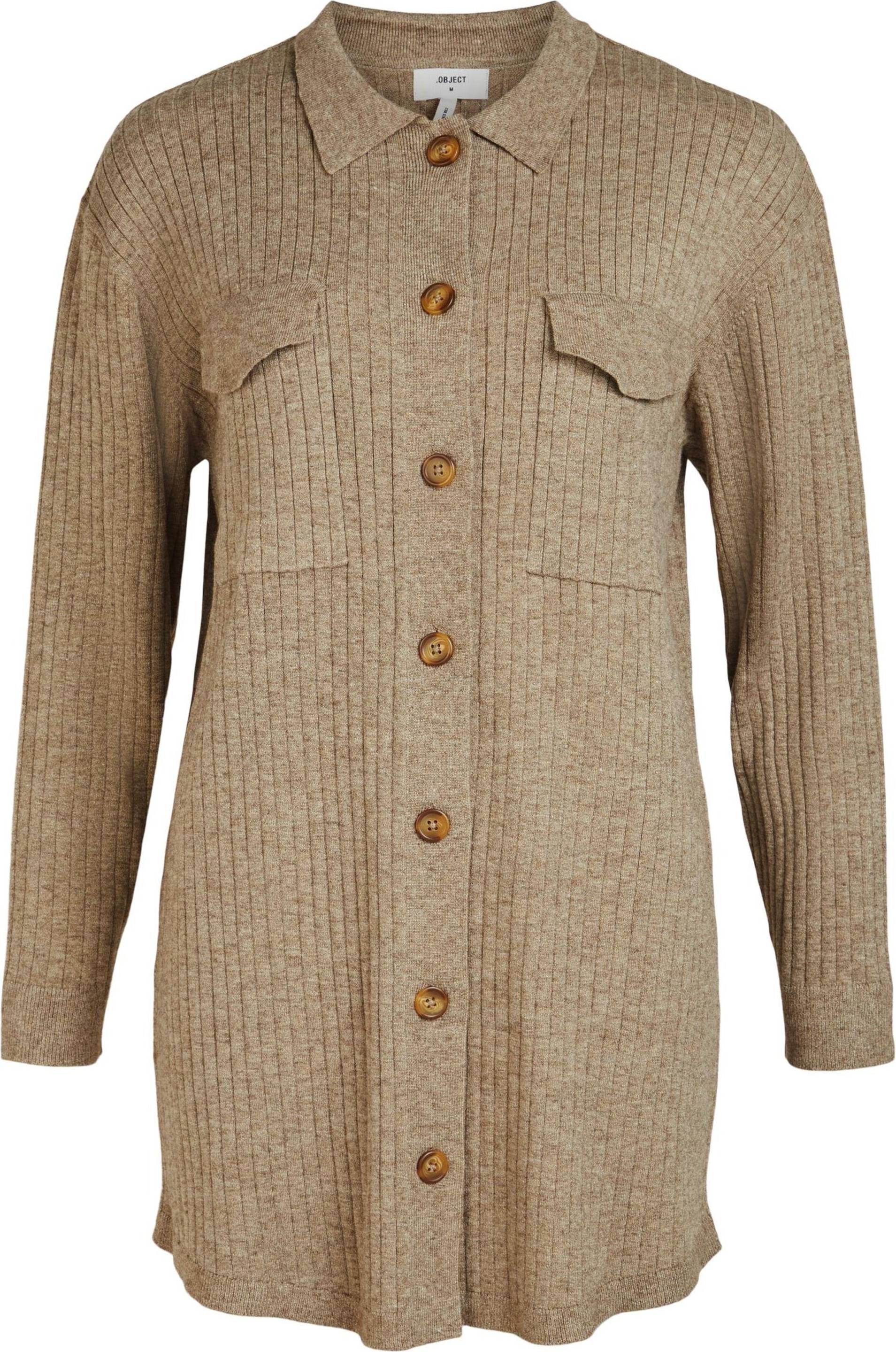 Object Rib Knit Shirt - Fossil