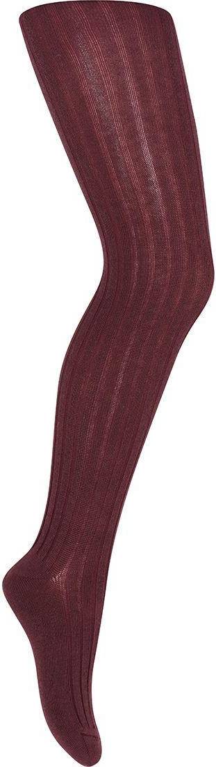 mp Denmark Rib Uld Strømpebukser Grape Skin
