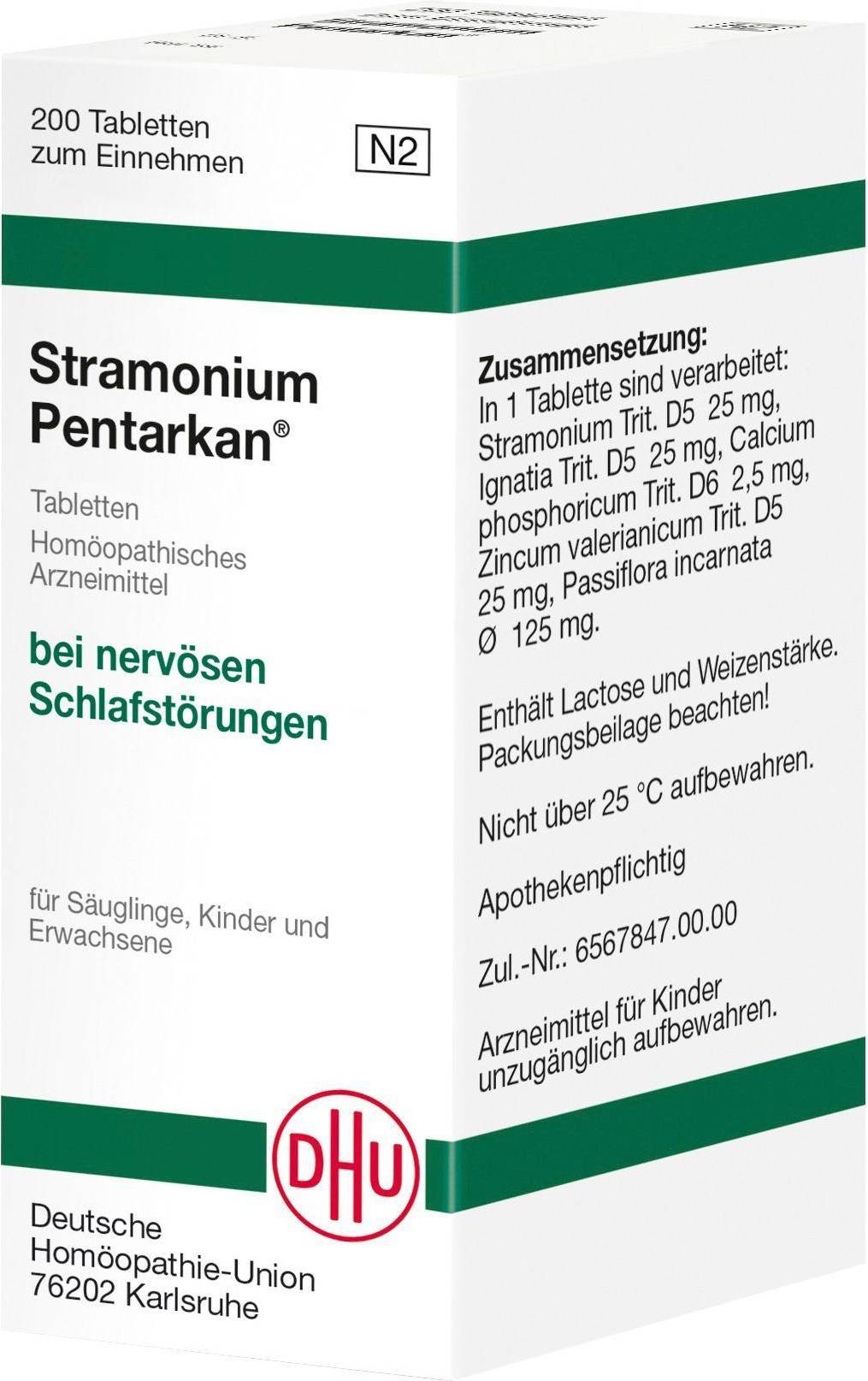 STRAMONIUM PENTARKAN Tabletten 200 St.