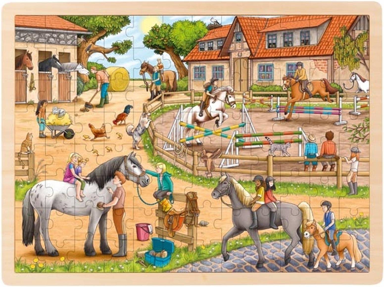 Goki Puzzle Riding Stable