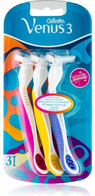 Gillette Venus Simply 3 Plus One Time Razors 3 pc