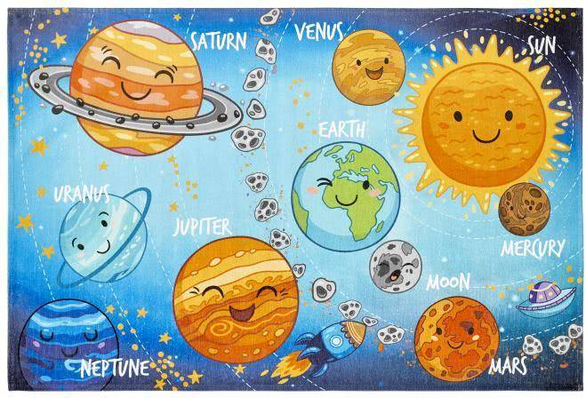 My Torino Kids Children's Rug - Solar System