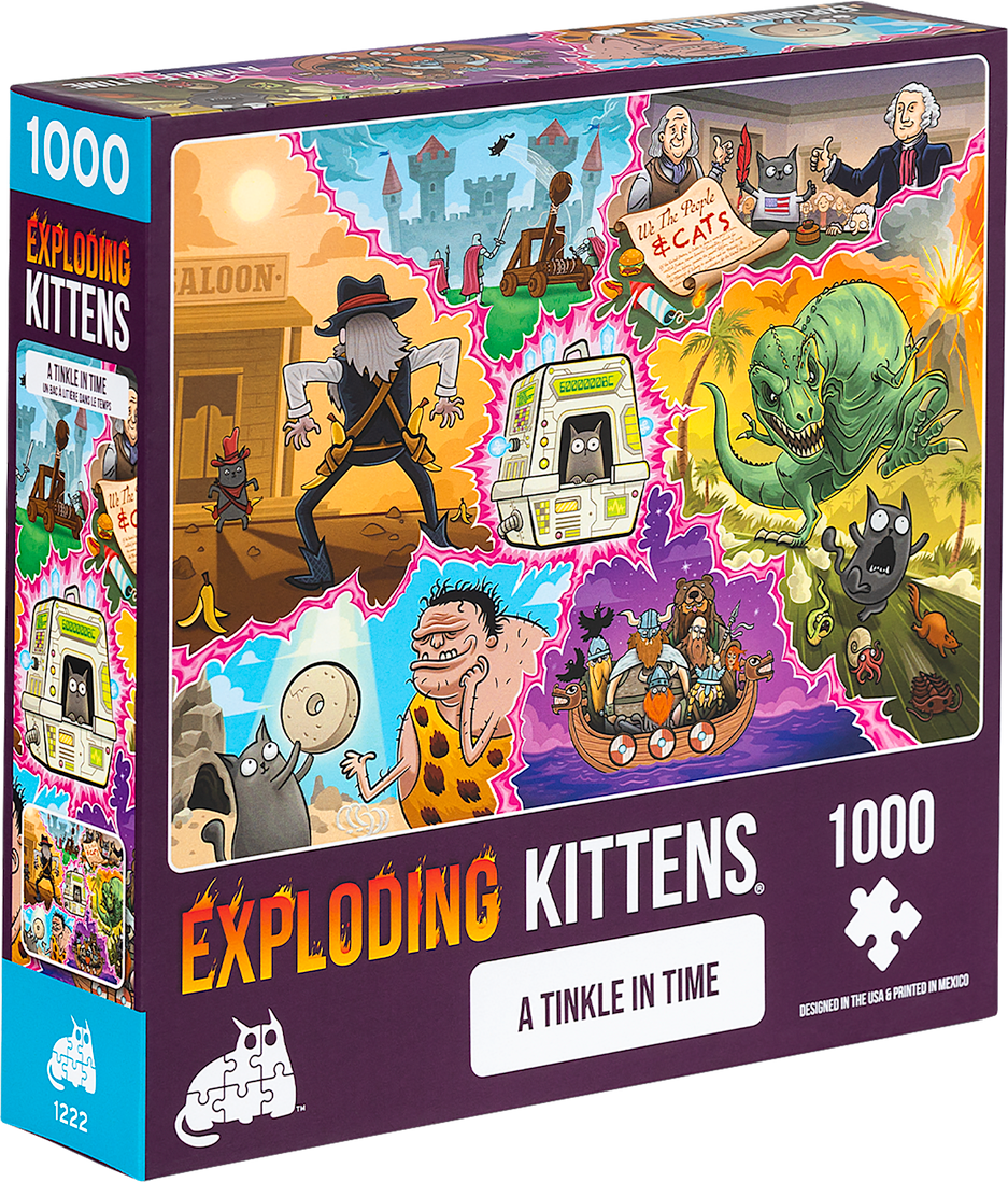 Exploding Kittens A Tinkle In Time (1000 Piece Puzzle)