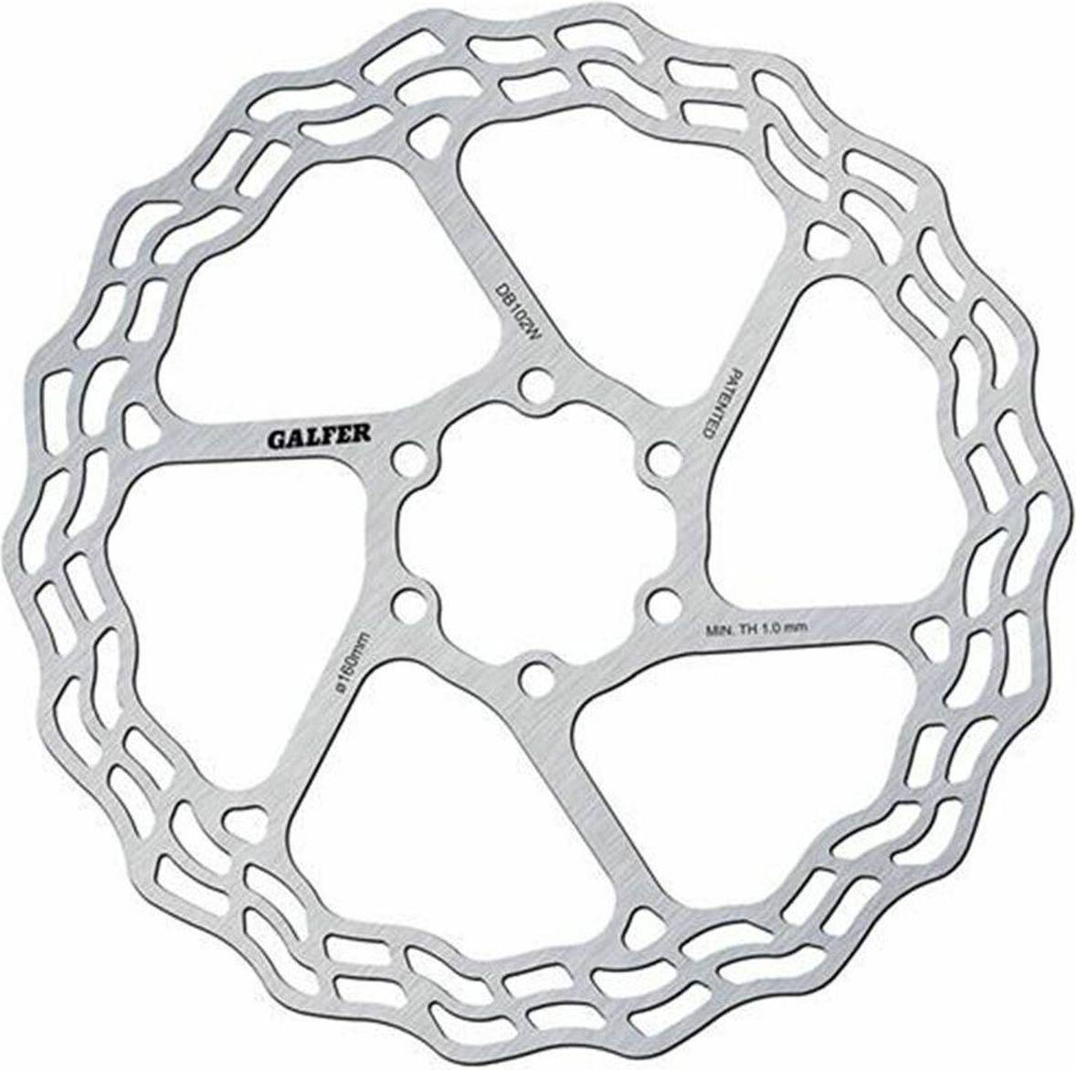 Wave Fixed 6b System Brake Disc Silver