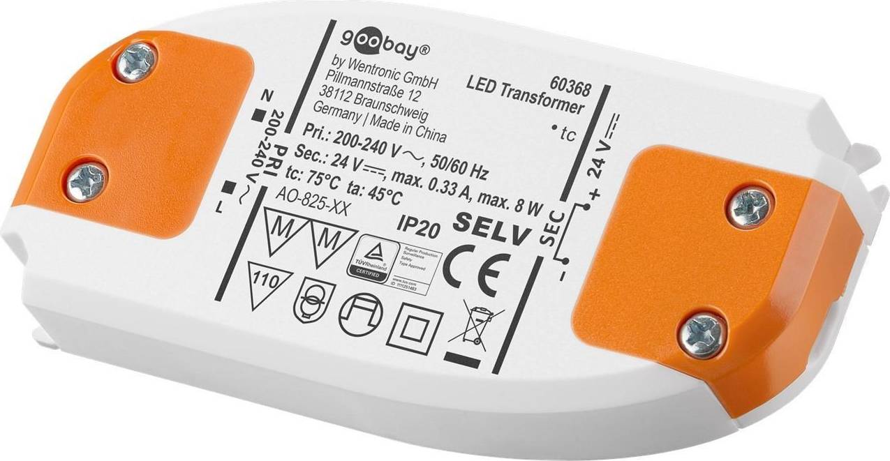 Transformer Goobay LED Transformer 24V 8W
