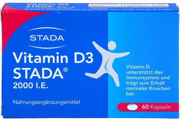 Stada Vitamine D3 2000 UI 60 Stk.