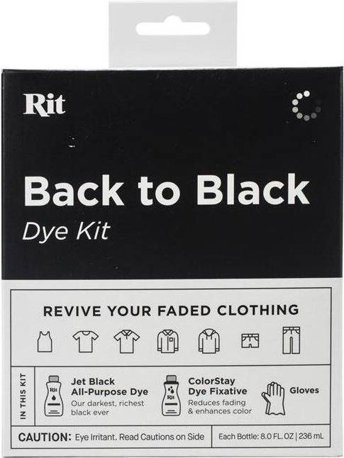 Tie dye kit Rit Rit Dye RIT85857 Back 2 Black Rit Tie Dye Kit